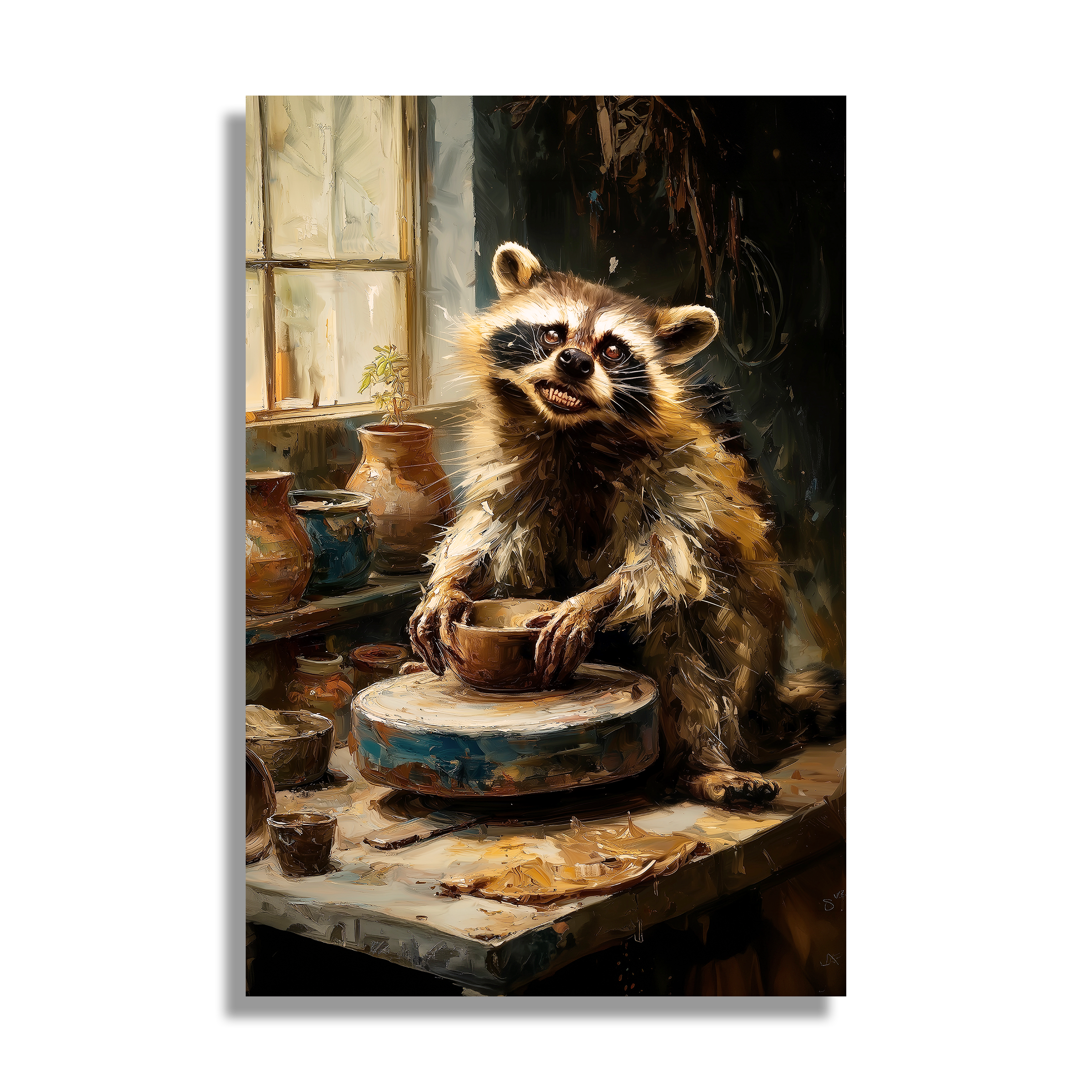 "Healing through Pottery" - Postcard